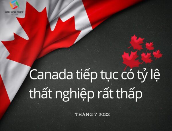 Canada tiếp tục có tỷ lệ thất nghiệp rất thấp