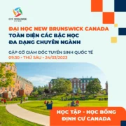 GẶP GỠ GIÁM ĐỐC TUYỂN SINH QUỐC TẾ ĐẠI HỌC NEW BRUNSWICK