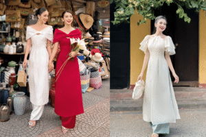 Những xu hướng áo dài Tết chẳng lo “lỗi mốt”