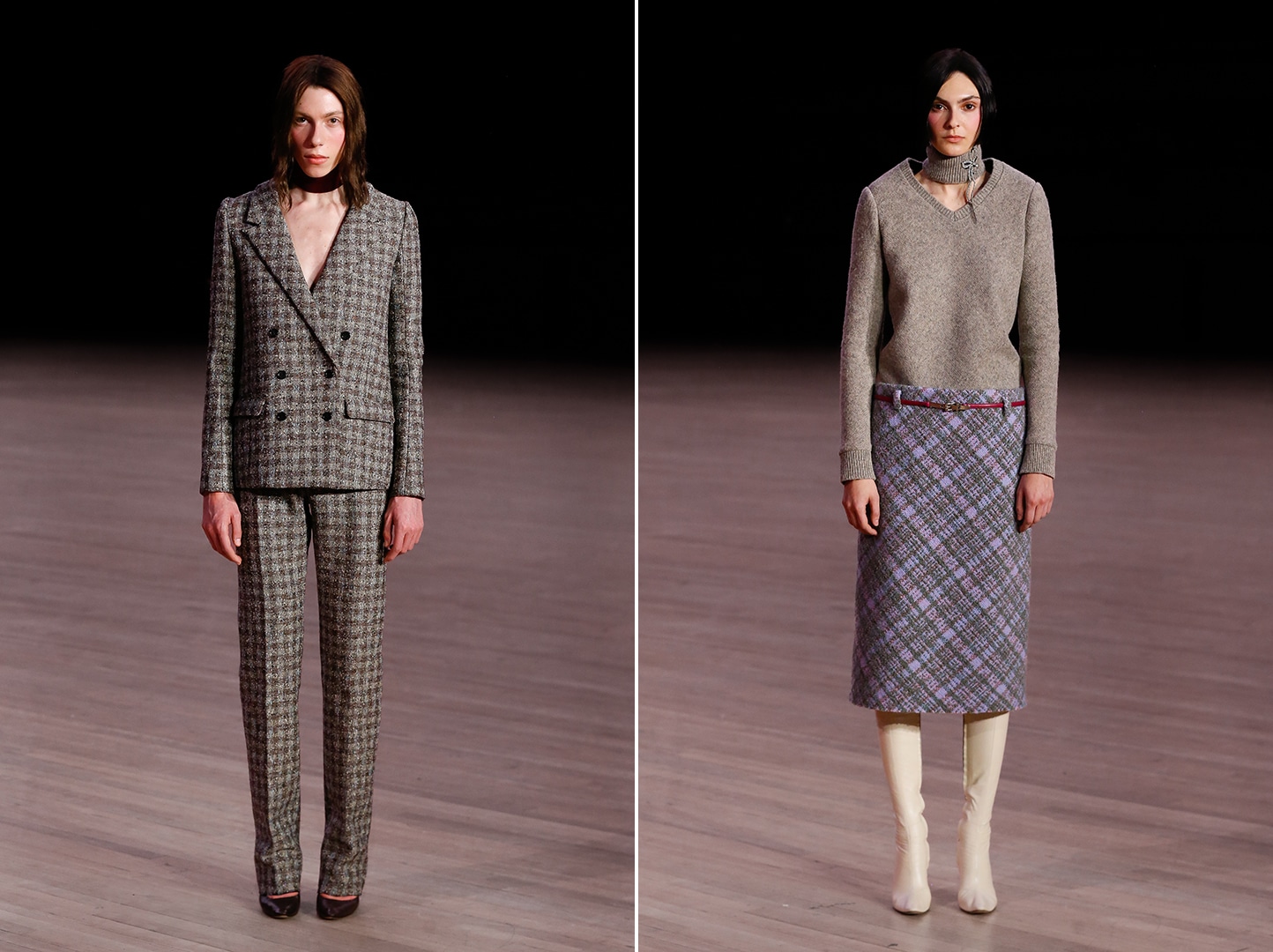 Người mẫu trình diễn trang phục theo phong cách cổ điển trong bộ sưu tập Xuân - Hè 2026 của Marc Jacobs